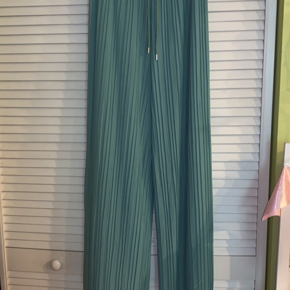 Vintage boho wide leg pleated pants - Picture 6 of 7